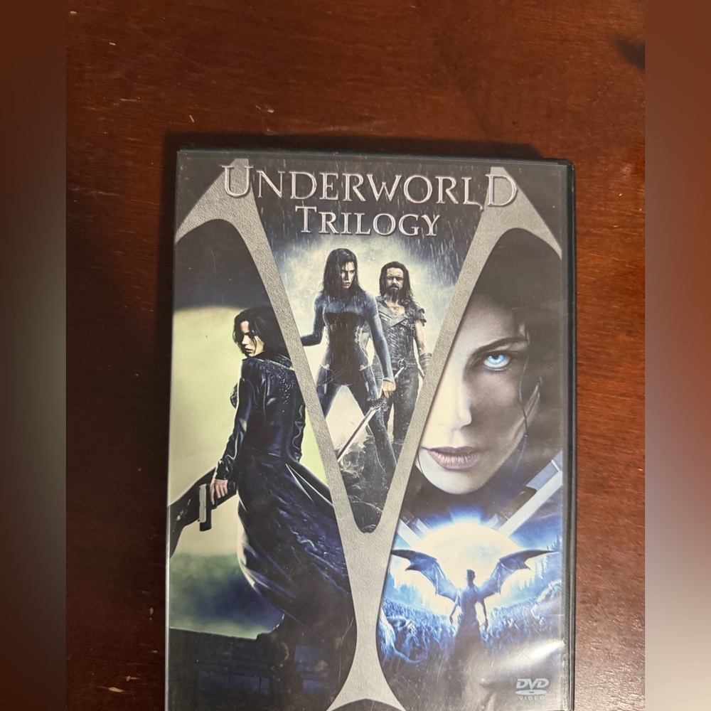 Underworld Trilogy DVD set, featuring the first three films in the series